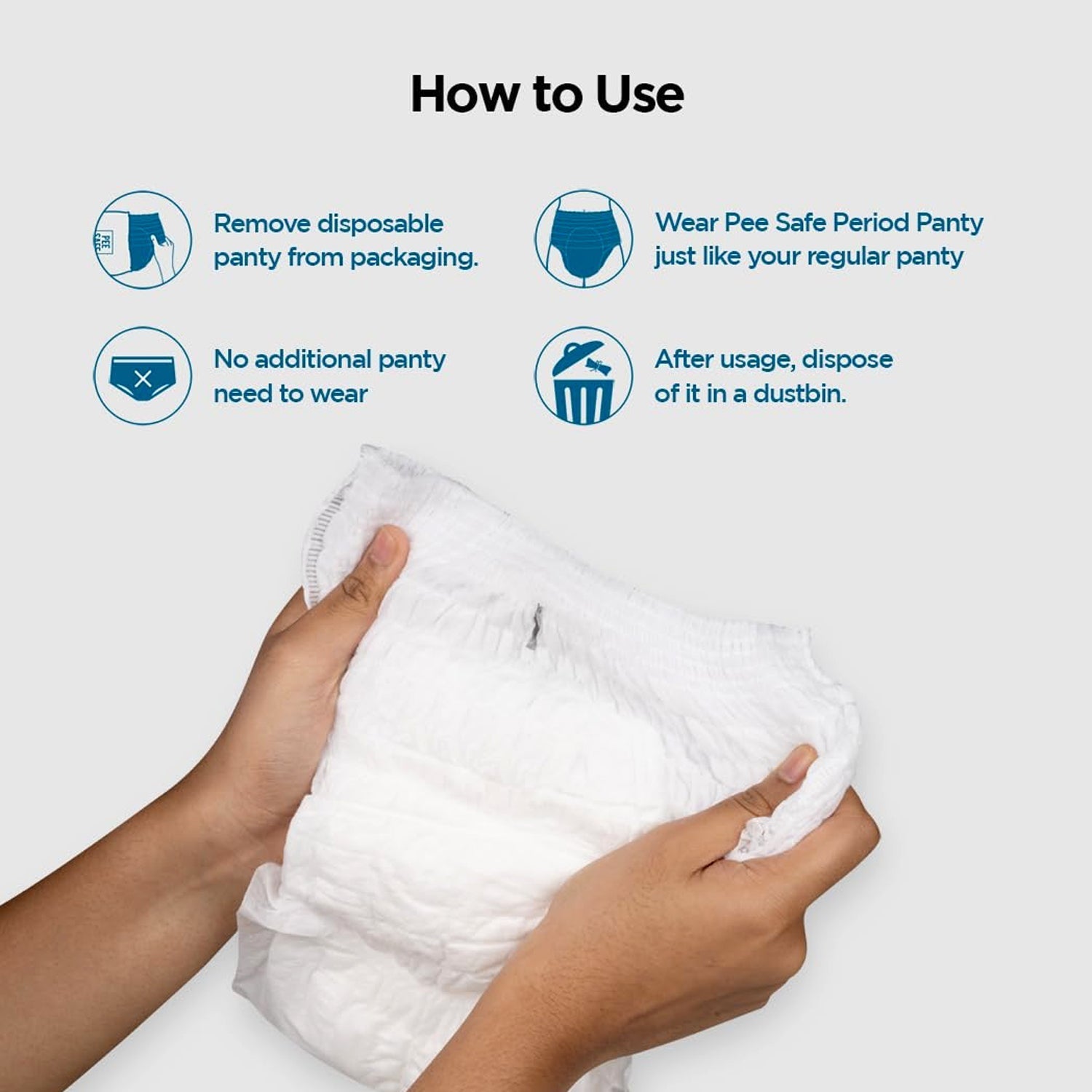 Women's Emergency Kit, Travel Kit- Includes Seamless Underwear, Pantyliner, Feminine Hygiene Sachet First Period Kit (10 Pcs) Women's Emergency Kit, Travel Kit- Includes Seamless Underwear, Pantyliner, Feminine Hygiene Sachet First Period Kit (10 Pcs)